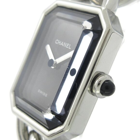 Chanel Premiere Ladies Quartz Watch #L V.M.63364 Silver Stainless Steel 57987 - Picture 7 of 8